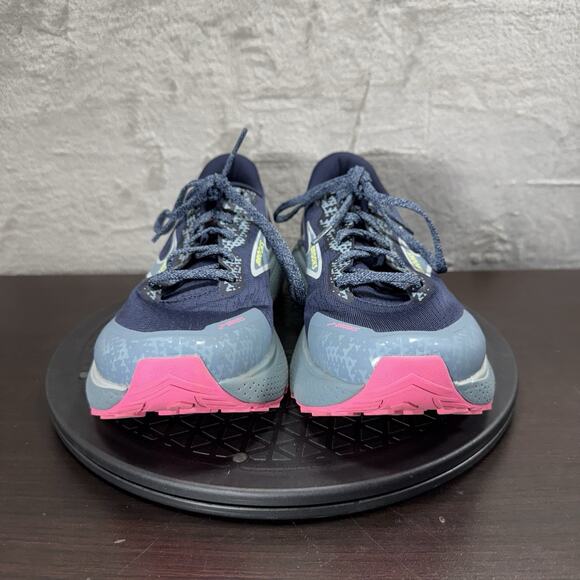 Brooks Divide 5 Shoes Womens Size 9.5 Blue Pink Lace Up Trail Running Sneakers - Picture 2 of 10